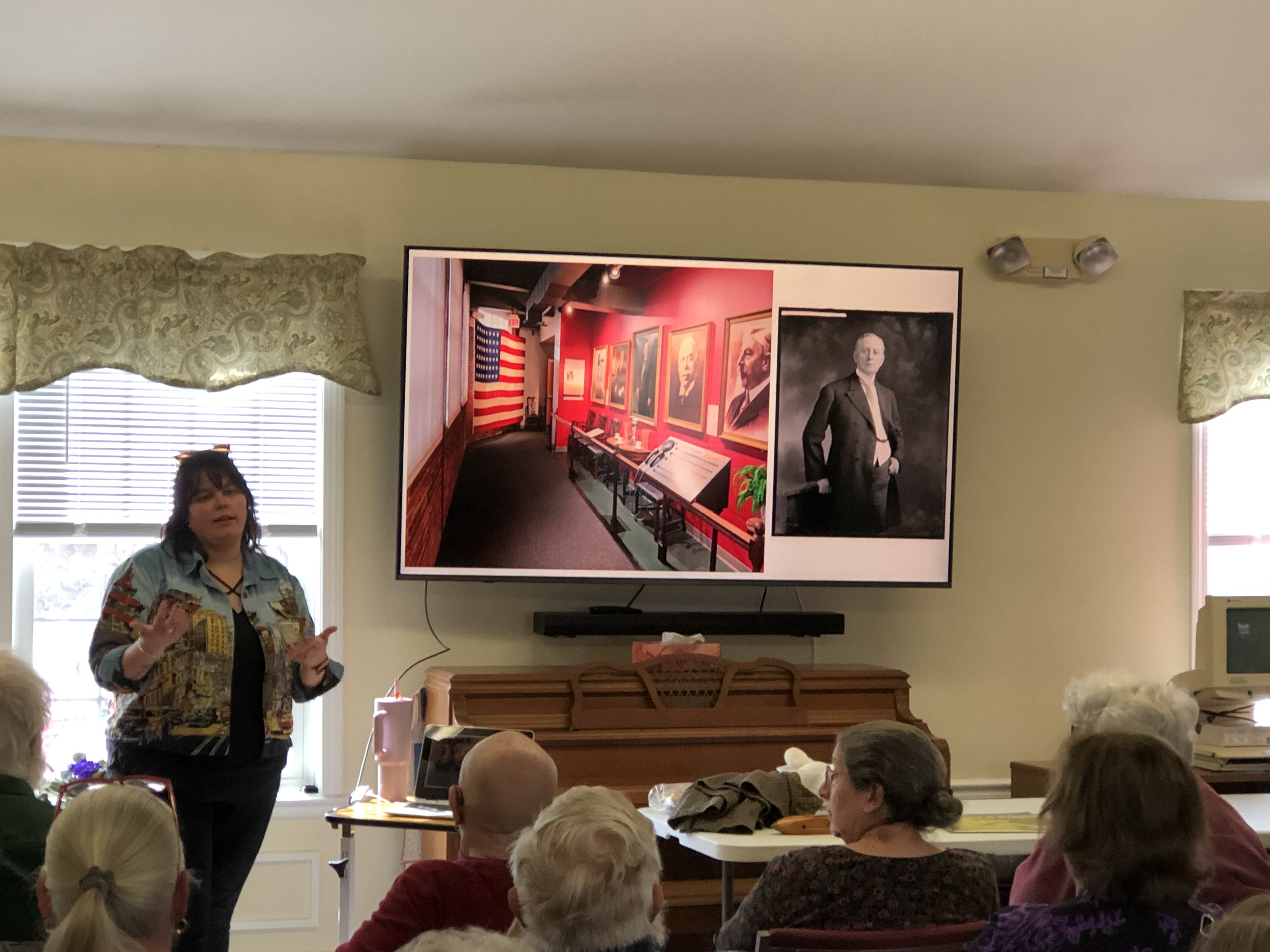 Seniors hear presentation on region’s history