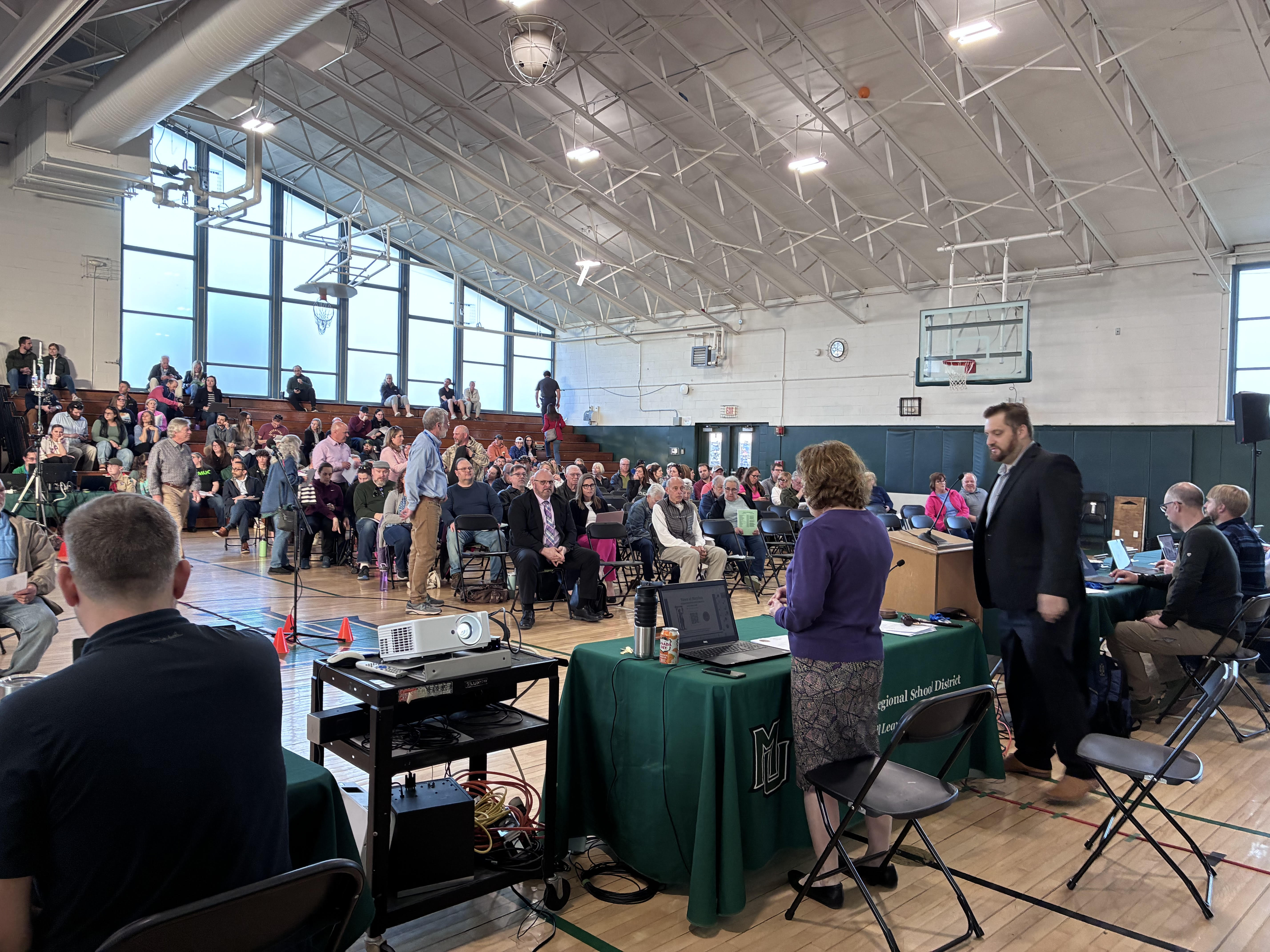 Town Meeting votes yes on override
