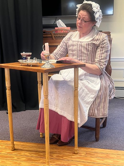 Women of the American Revolution presentation at senior center